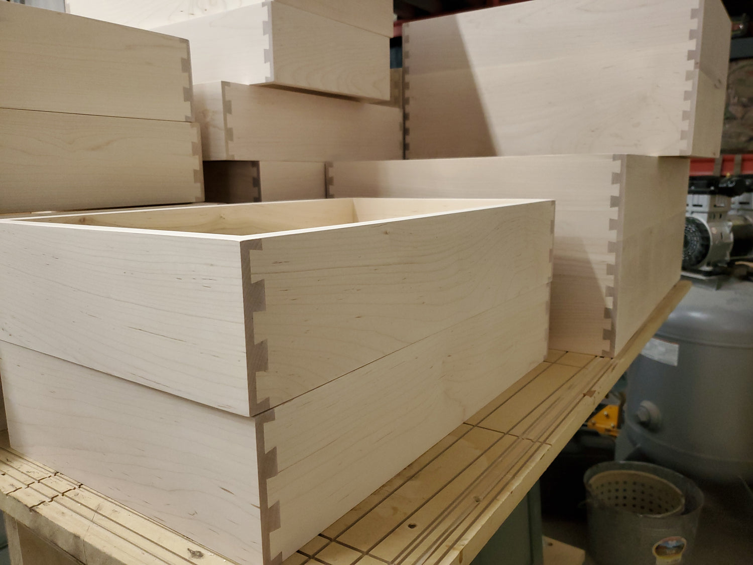 Dovetail Drawers - Dunkin Custom Woodworks