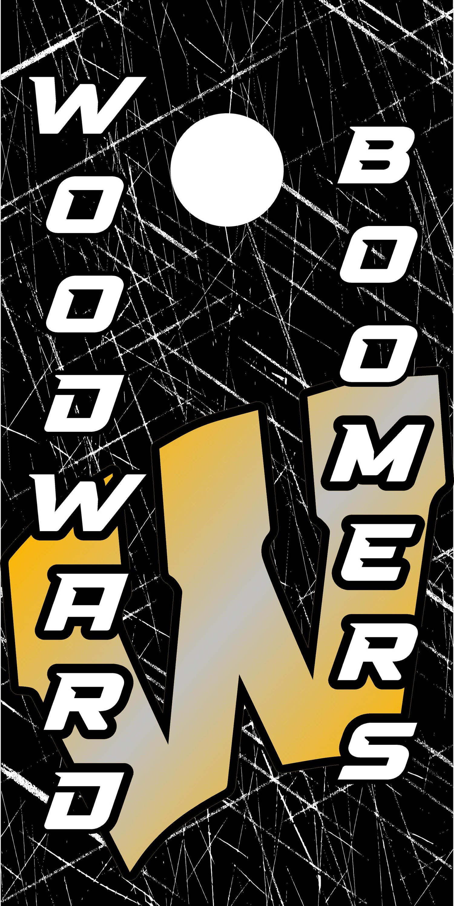 Woodward Boomers Cornhole Boards - Dunkin Custom Woodworks